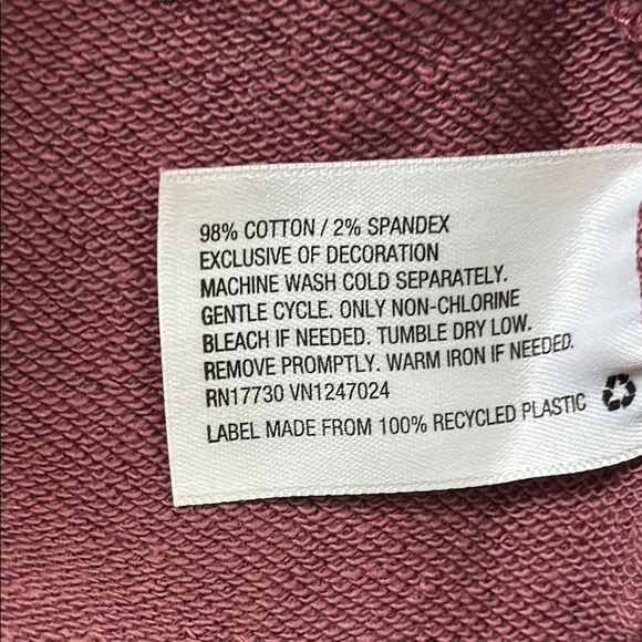 JoyLab Pink Marble Sweatshirt - Picture 4 of 6